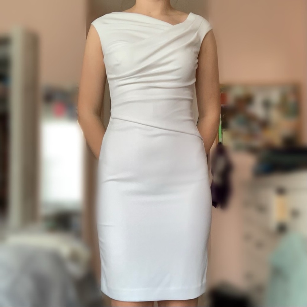 Ralph Lauren spring/summer cocktail dress in white